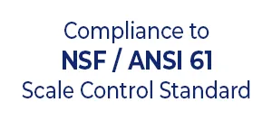NSF/ANSI 61 Scale Control Standard